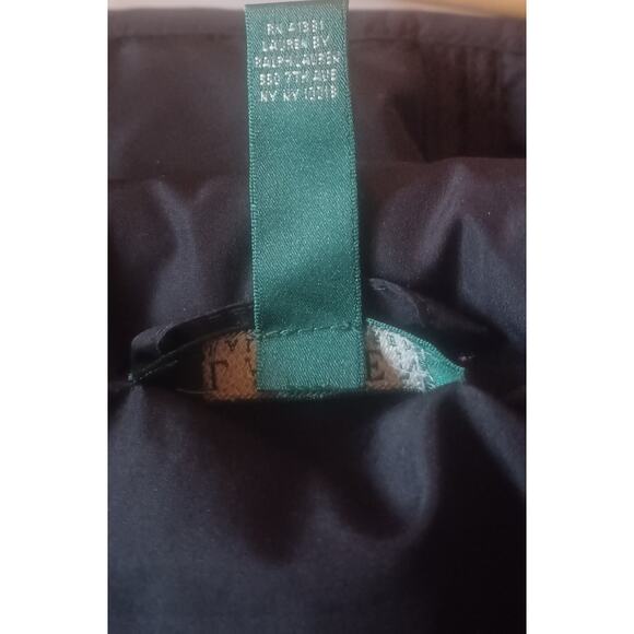 Lauren Ralph Lauren Women's Black Down Puffer Jacket Coat Size XL Classic Warm - Picture 8 of 8